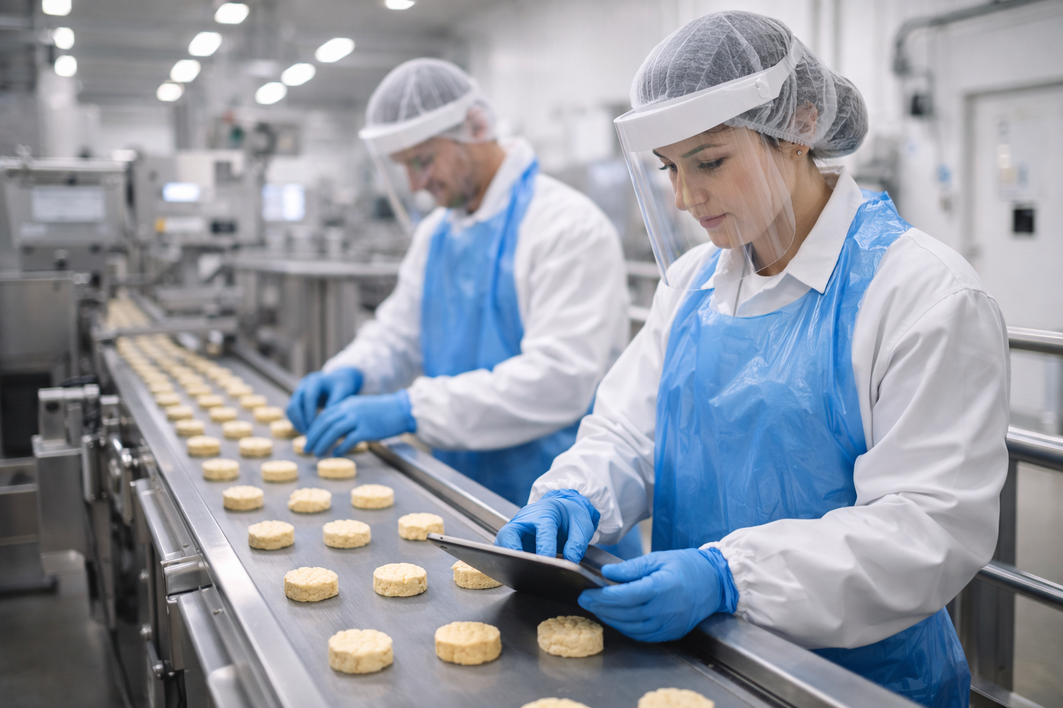 Delicacy production worker